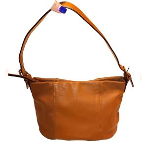 ST JOHN'S BAY Leather Hobo Purse EUC